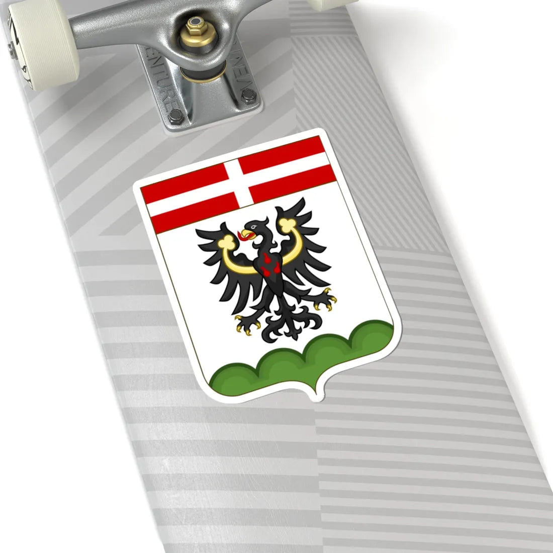 Proposed Arms of Venezia Tridentina 1910 (Italy) (Coat of Arms) STICKER Vinyl Kiss-Cut Decal - The Sticker Space