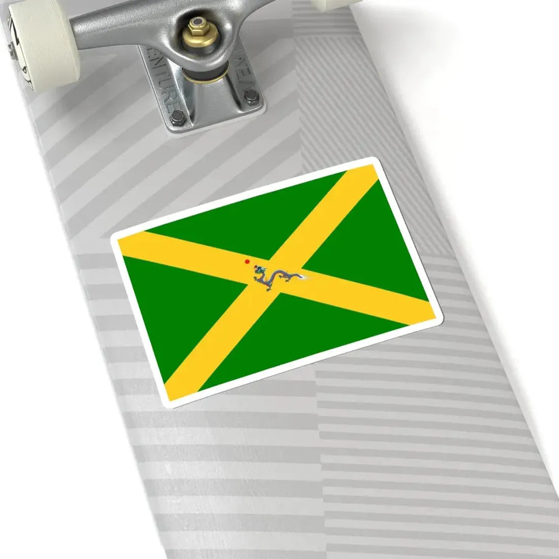 Proposed Ensign of Qing Navy 1863 (China) STICKER Vinyl Kiss-Cut Decal - The Sticker Space