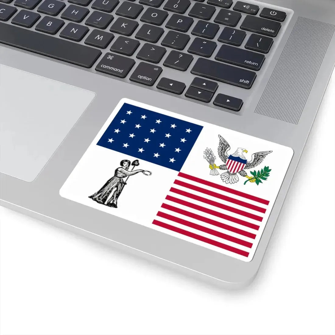 Proposed US Presidential Flag 1817 recreation (United States) STICKER Vinyl Kiss-Cut Decal - The Sticker Space
