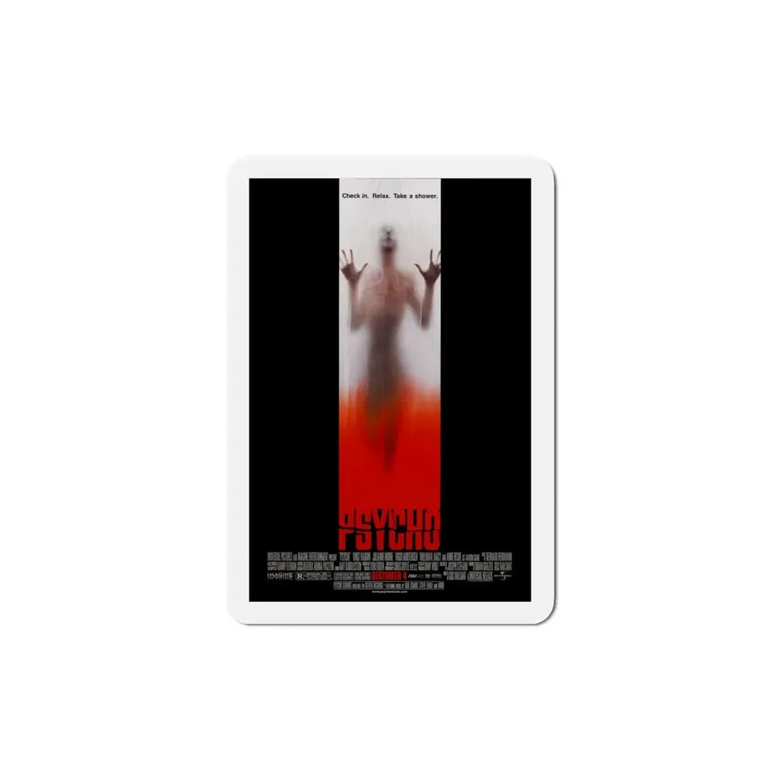 Psycho 1998 Movie Poster Refrigerator Magnet - The Sticker Space