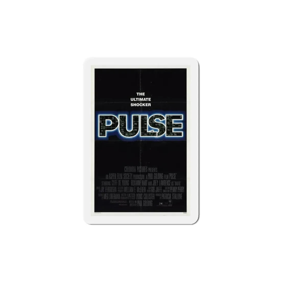 Pulse 1988 Movie Poster Refrigerator Magnet - The Sticker Space