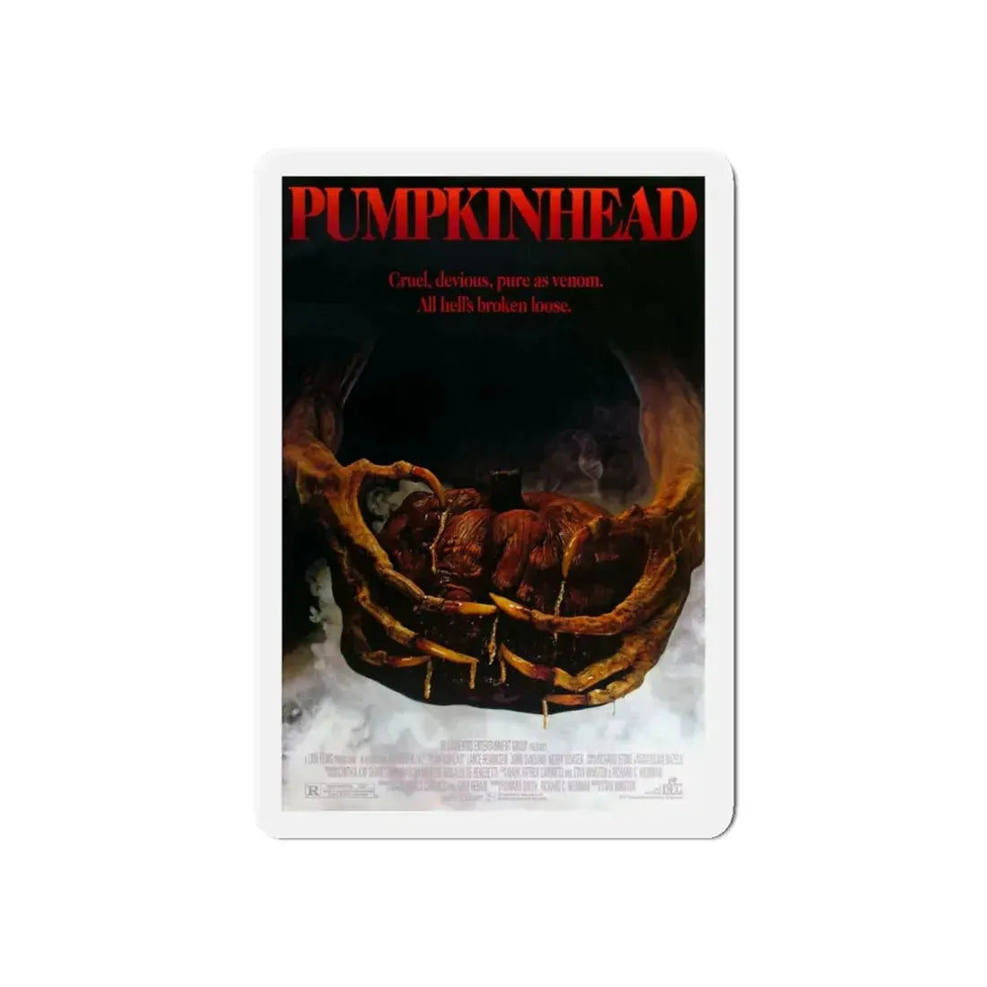 PUMPKINHEAD 1988 Movie Poster - Refrigerator Magnet - The Sticker Space