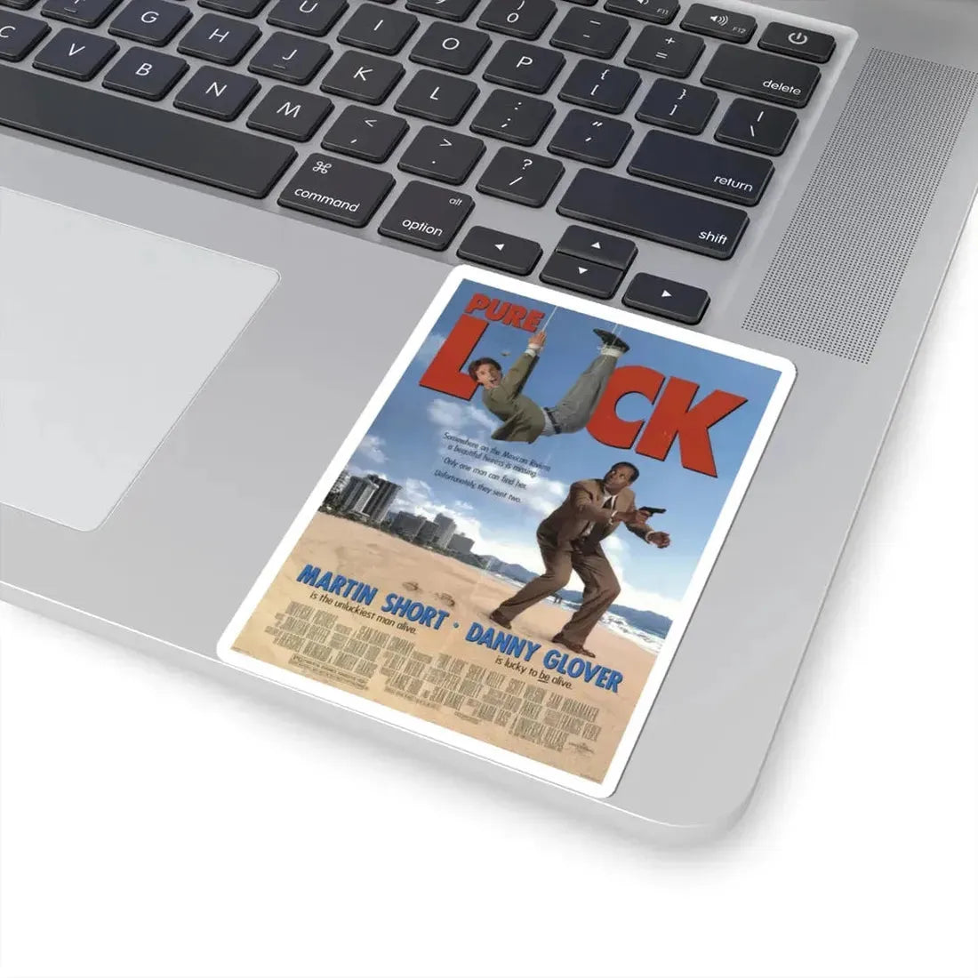 Pure Luck 1991 Movie Poster - STICKER Vinyl Kiss-Cut Decal - The Sticker Space