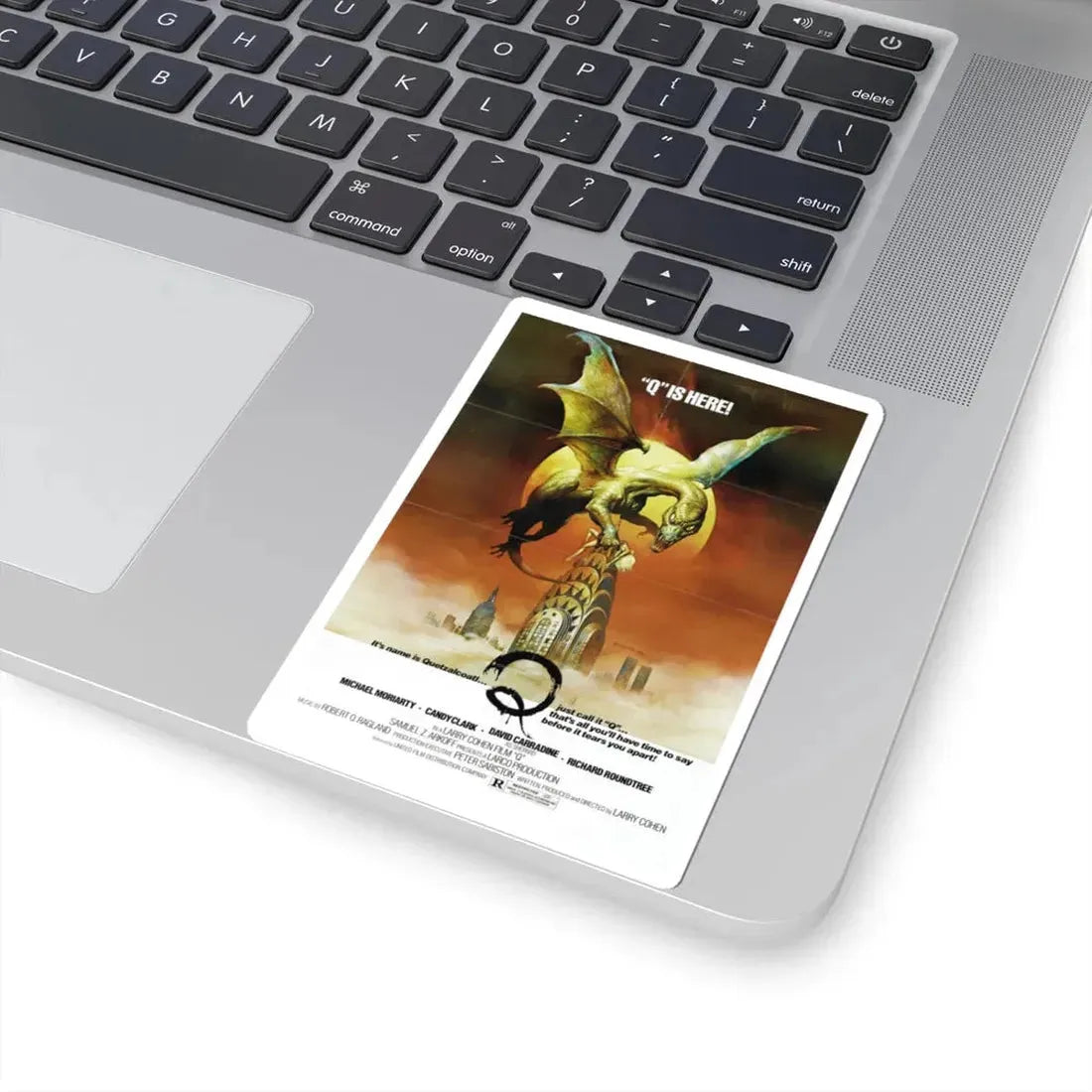 Q 1982 Movie Poster - STICKER Vinyl Kiss-Cut Decal - The Sticker Space