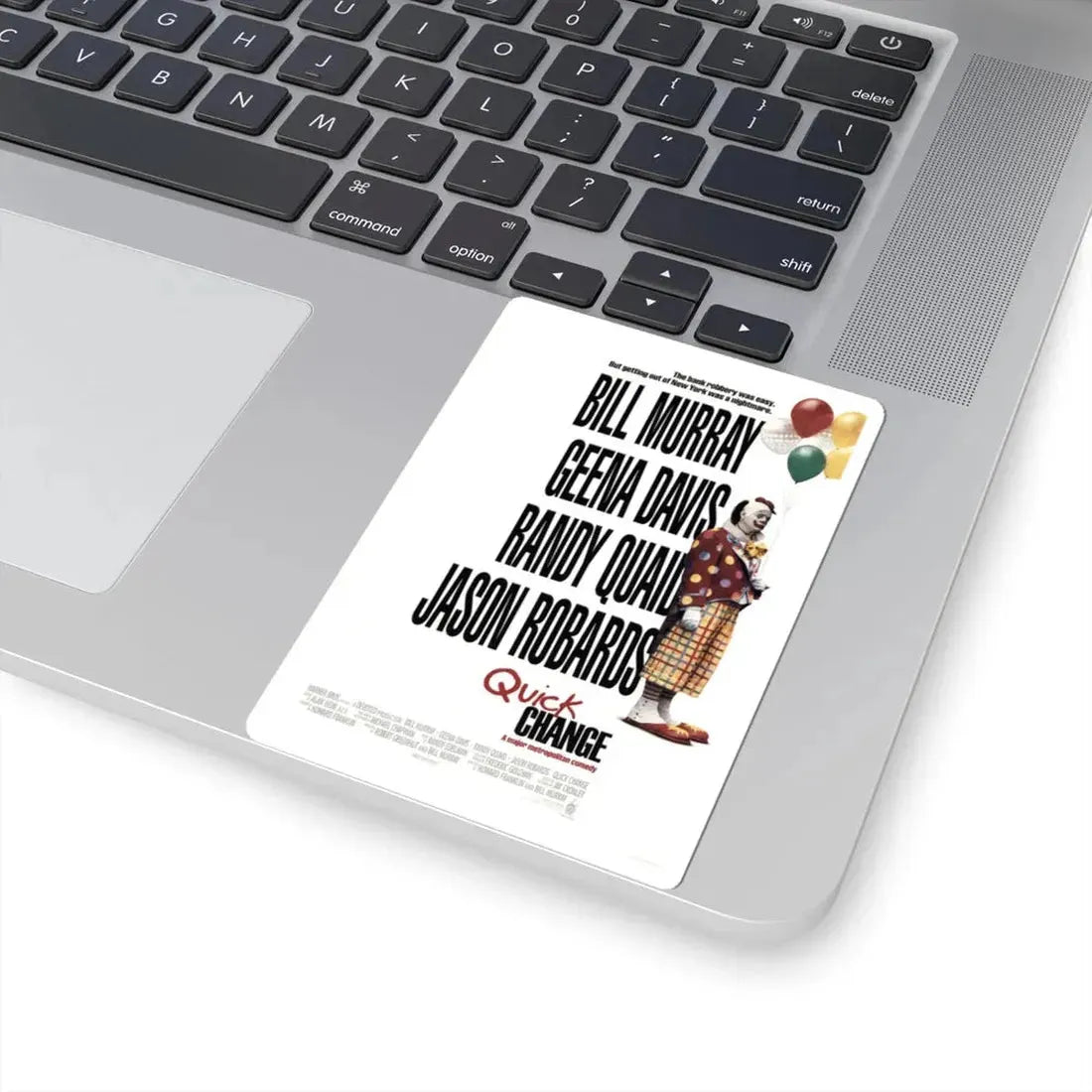 Quick Change 1990 Movie Poster - STICKER Vinyl Kiss-Cut Decal - The Sticker Space