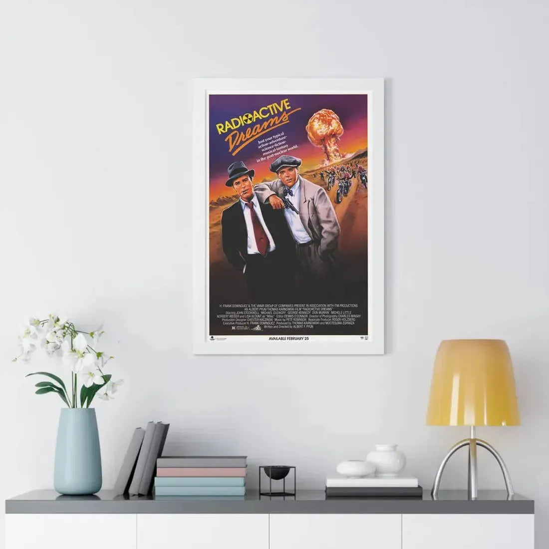 RADIOACTIVE DREAMS 1984 - Framed Movie Poster - The Sticker Space