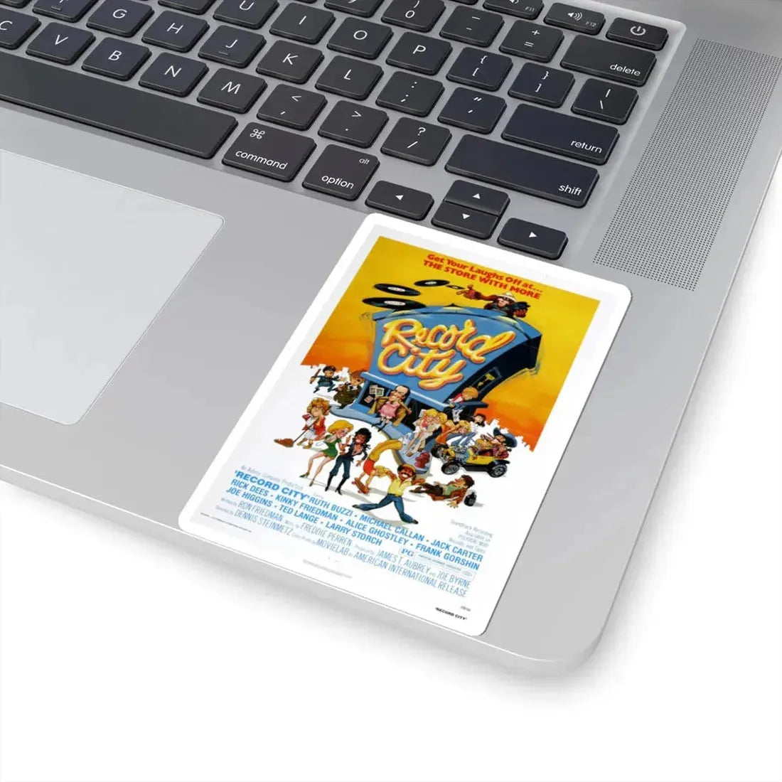 Record City 1978 Movie Poster - STICKER Vinyl Kiss-Cut Decal - The Sticker Space