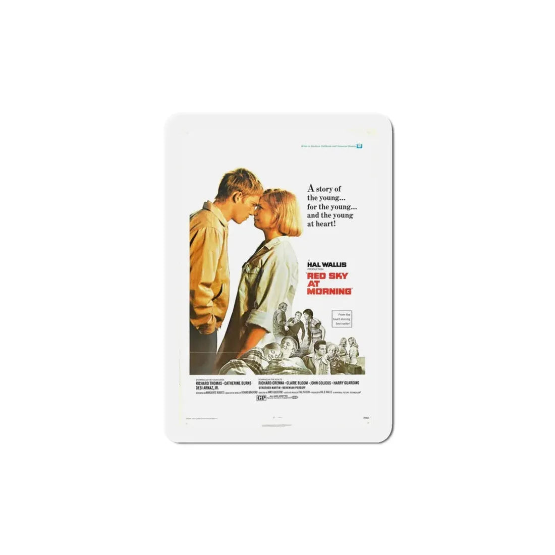 Red Sky at Morning 1971 Movie Poster Refrigerator Magnet - The Sticker Space