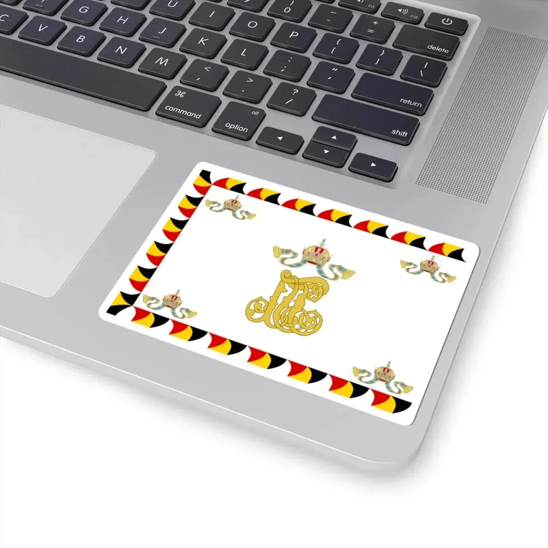 Regimental Flag of the Imperial-Royal Landwehr Reverse (Austria) STICKER Vinyl Kiss-Cut Decal - The Sticker Space