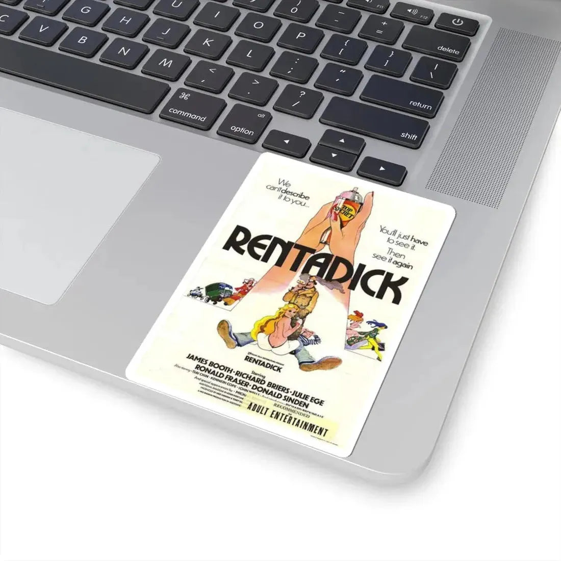 RENTADICK 1972 Movie Poster - STICKER Vinyl Kiss-Cut Decal - The Sticker Space