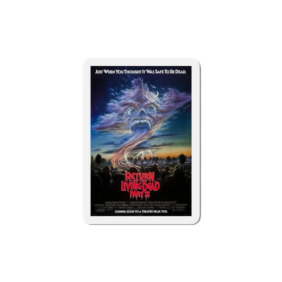Return of the Living Dead Part II 1988 Movie Poster Refrigerator Magnet - The Sticker Space