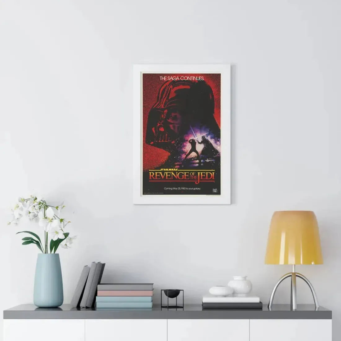 REVENGE OF THE JEDI 1983 - Framed Movie Poster - The Sticker Space