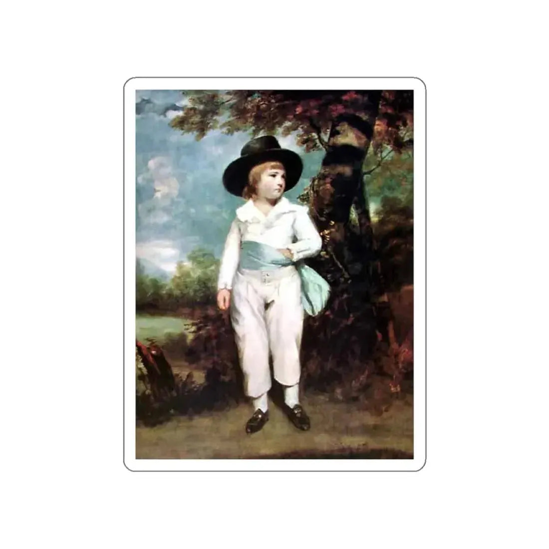 REYNOLDS, Sir Joshua - John Charles (Artwork) STICKER Vinyl Die-Cut Decal - The Sticker Space