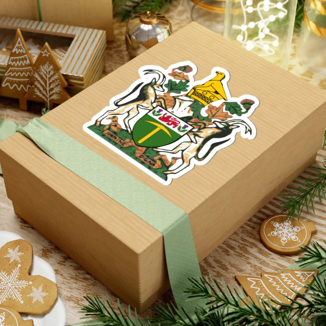 Rhodesian coat of arms Sag (Zimbabwe) (Coat of Arms) STICKER Vinyl Kiss-Cut Decal - The Sticker Space