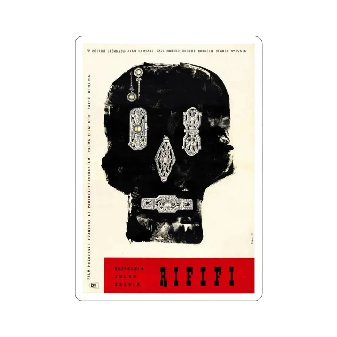 Rififi 1956 Movie Poster STICKER Vinyl Die-Cut Decal - The Sticker Space