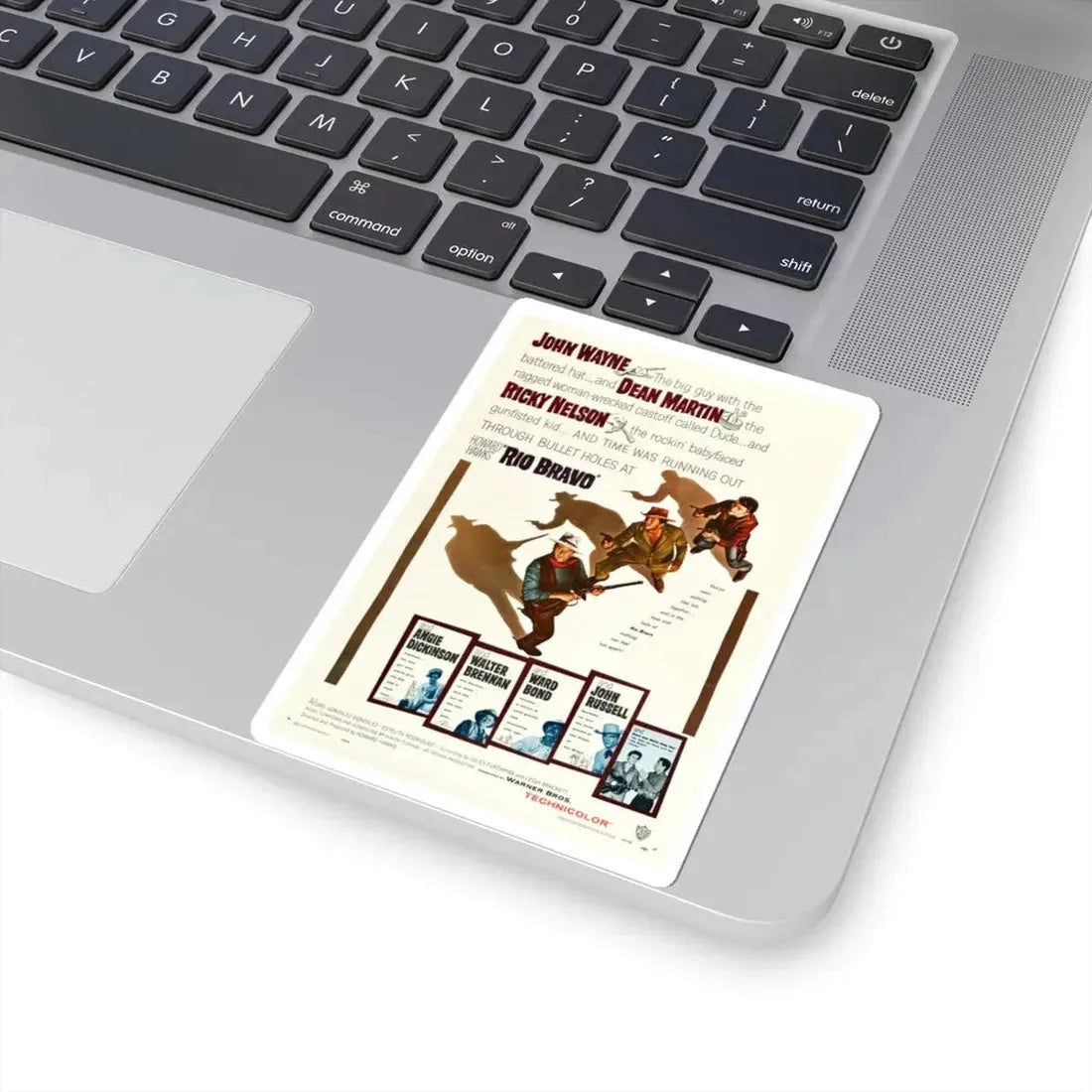 Rio Bravo 1959 Movie Poster - STICKER Vinyl Kiss-Cut Decal - The Sticker Space