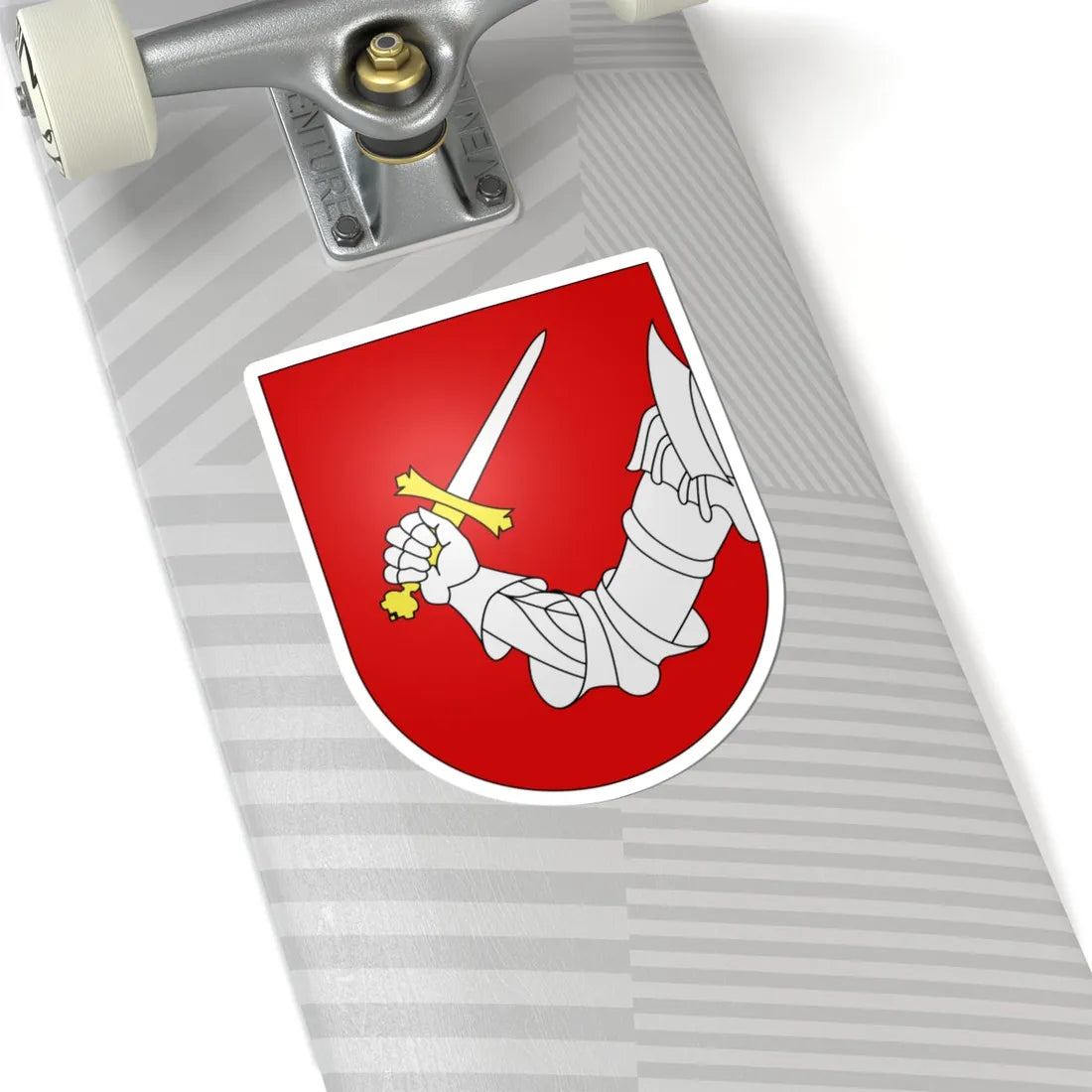 RivaSanVitale-coat of arms (Switzerland) (Coat of Arms) STICKER Vinyl Kiss-Cut Decal - The Sticker Space