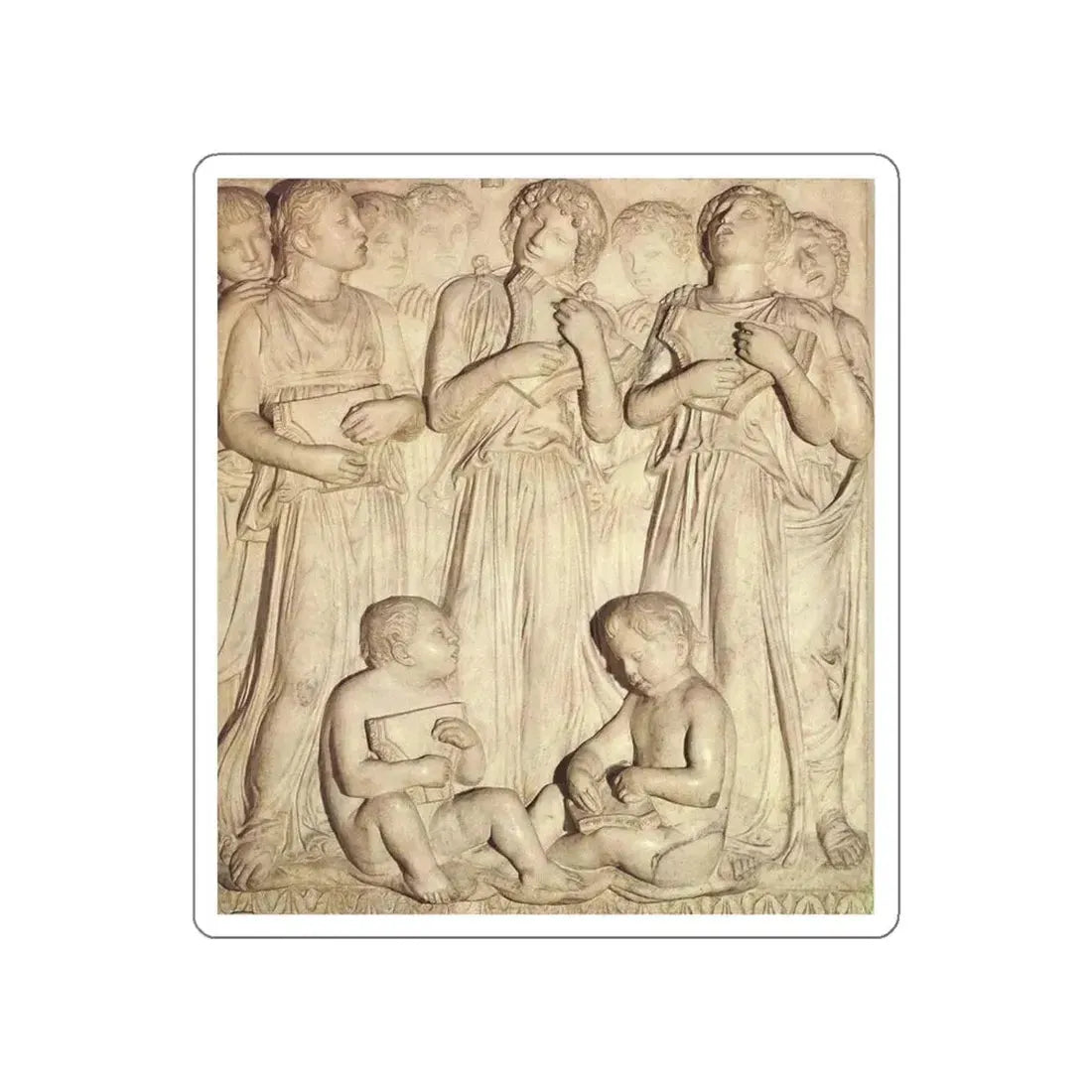 ROBBIA Luca della - Cantoria (detail) (Artwork) STICKER Vinyl Die-Cut Decal - The Sticker Space