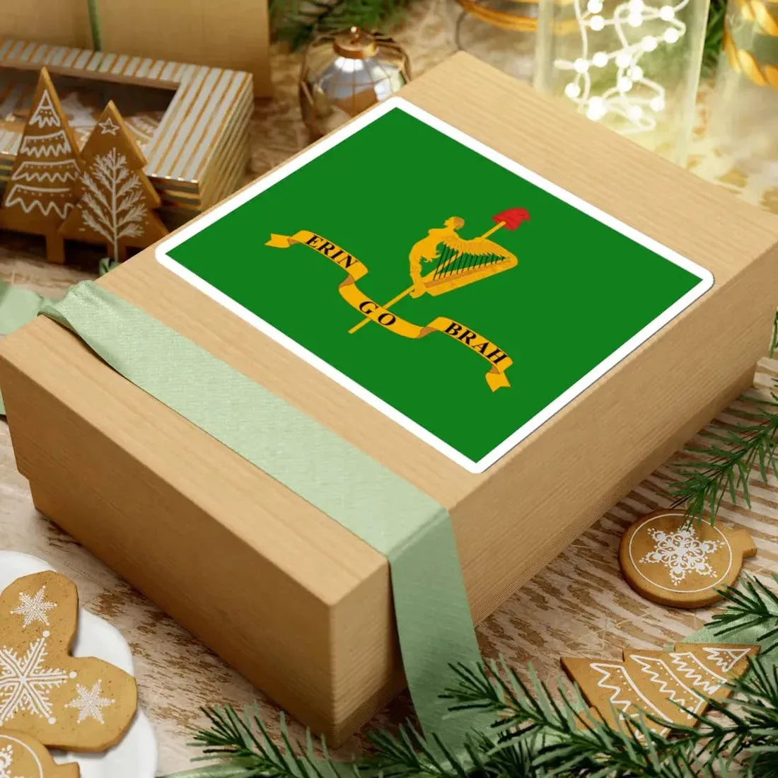 Robert Emmet flag (Ireland) STICKER Vinyl Kiss-Cut Decal - The Sticker Space