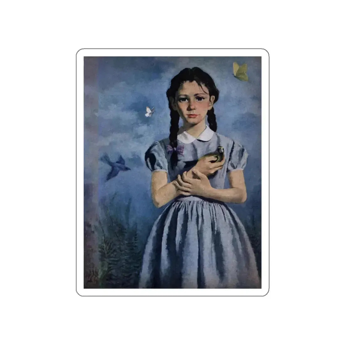 Robin, Redbook, August 1955 (Magazine Illustration) STICKER Vinyl Die-Cut Decal - The Sticker Space