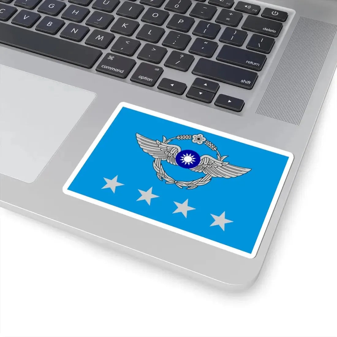 ROCAF Senior Generals Flag (China) STICKER Vinyl Kiss-Cut Decal - The Sticker Space