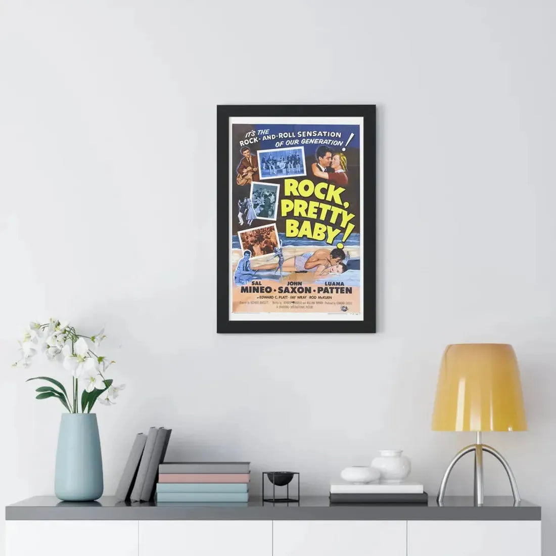 ROCK PRETTY BABY 1956 - Framed Movie Poster - The Sticker Space
