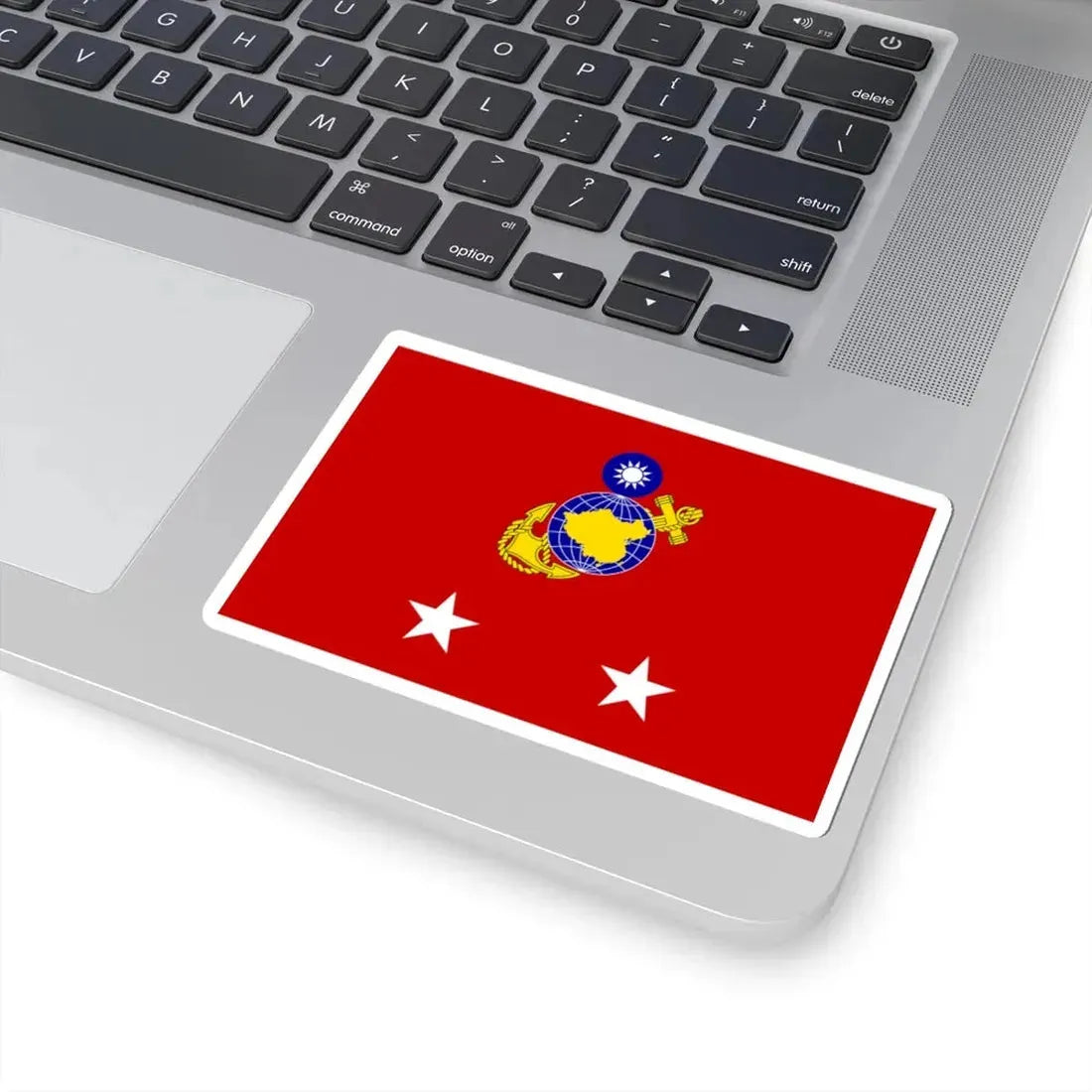 ROCMC Lieutenant Generals Flag 1964 (China) STICKER Vinyl Kiss-Cut Decal - The Sticker Space