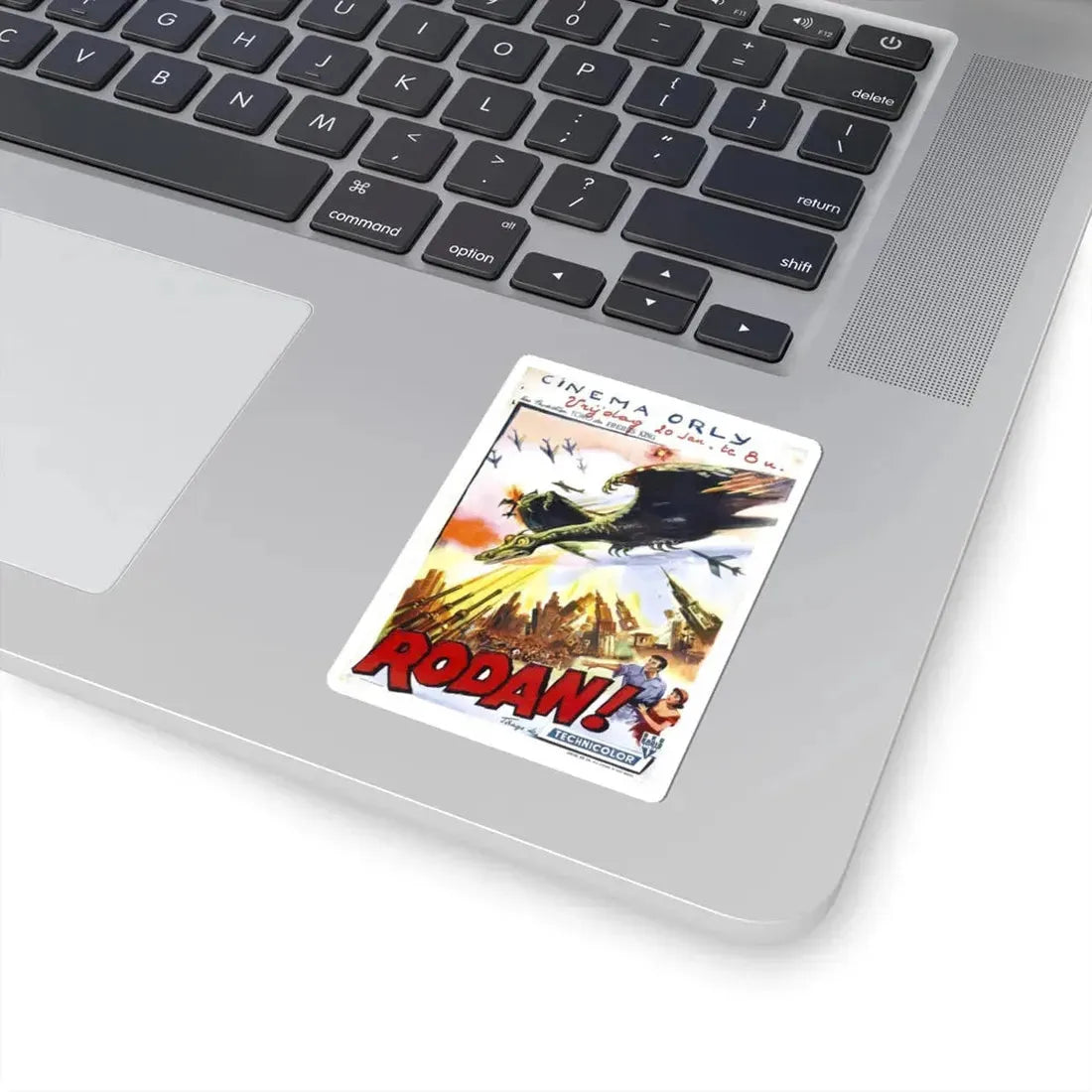 RODAN (BELGIAN) 1956 Movie Poster - STICKER Vinyl Kiss-Cut Decal - The Sticker Space