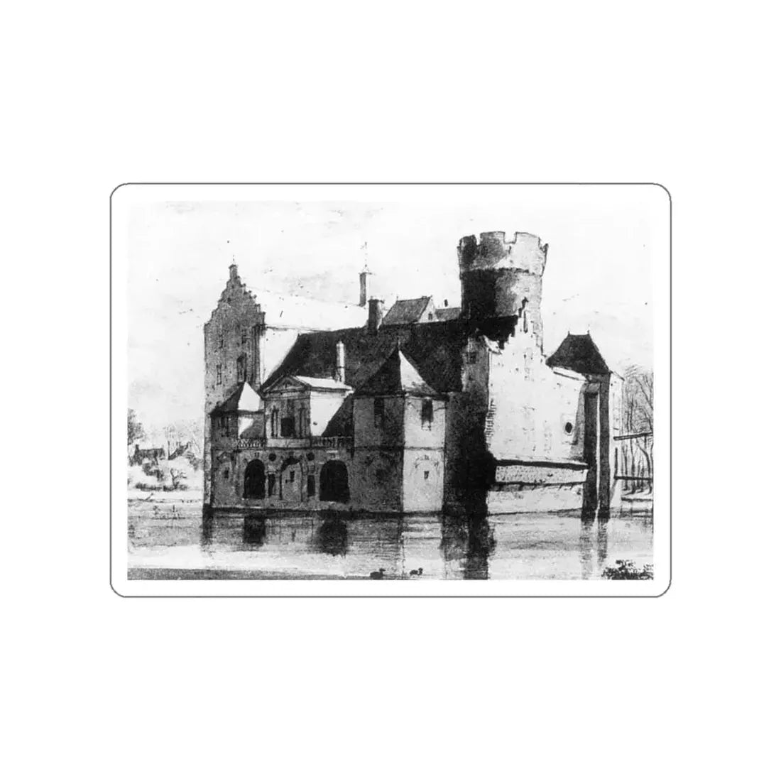 ROGHMAN, Roelandt - Loenersloot Castle (Artwork) STICKER Vinyl Die-Cut Decal - The Sticker Space