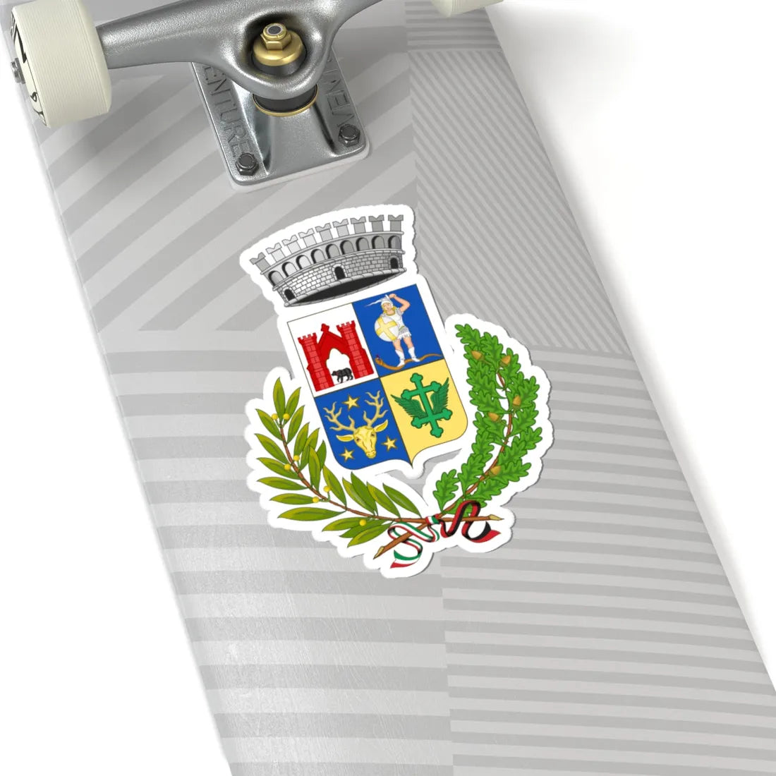 Roisan-Stemma (Italy) (Coat of Arms) STICKER Vinyl Kiss-Cut Decal - The Sticker Space