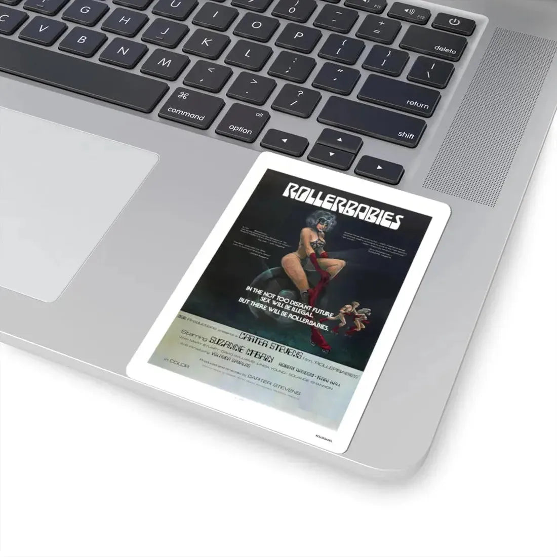 ROLLERBABIES 1976 Movie Poster - STICKER Vinyl Kiss-Cut Decal - The Sticker Space