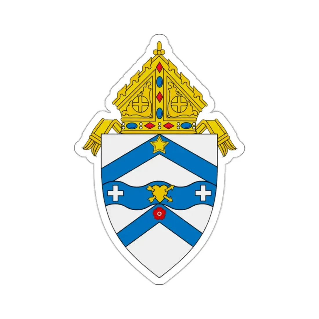 Roman Catholic Diocese of Austin - STICKER Vinyl Kiss-Cut Decal - The Sticker Space