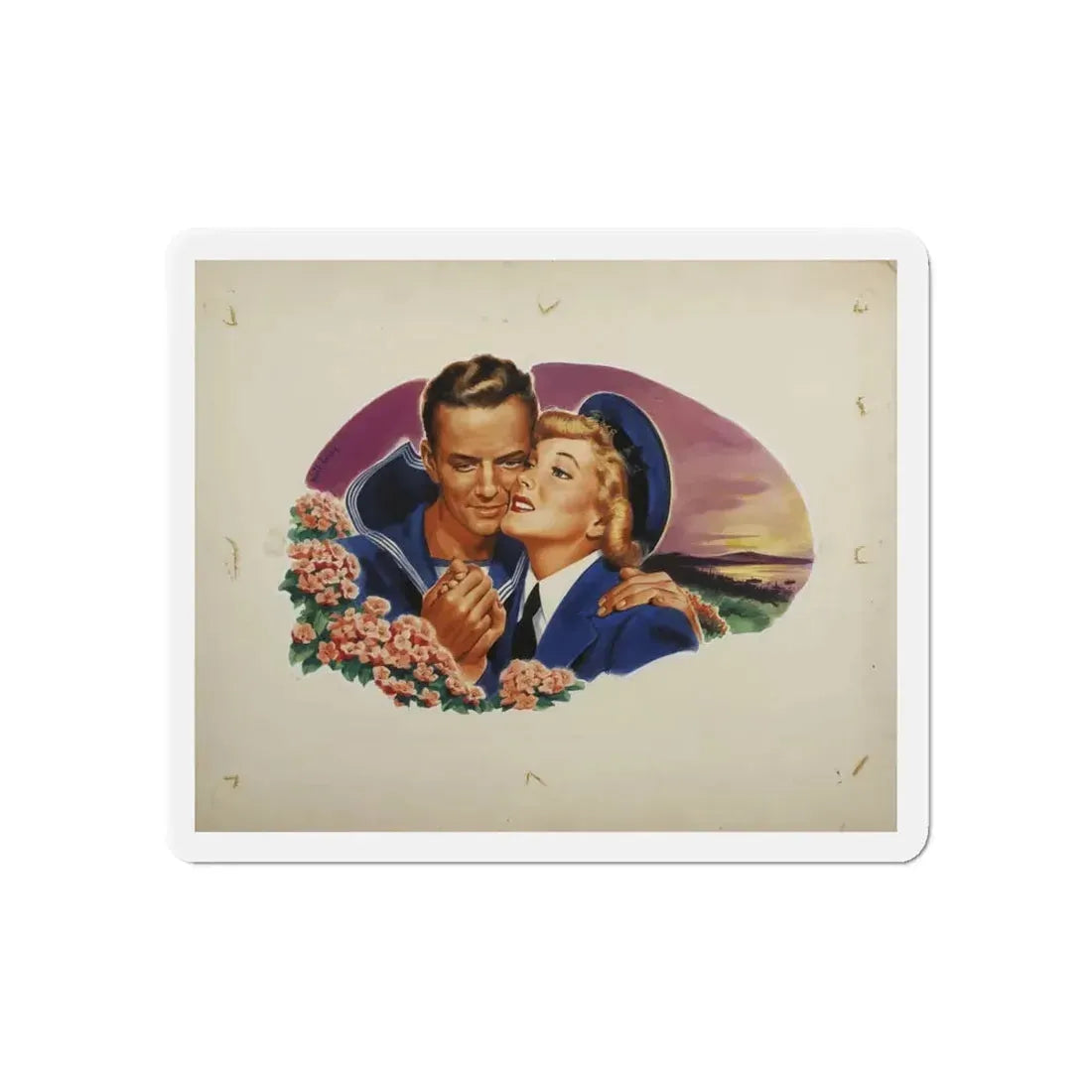 Romance Illustration_1 (Magazine Illustration) Refrigerator Magnet - The Sticker Space