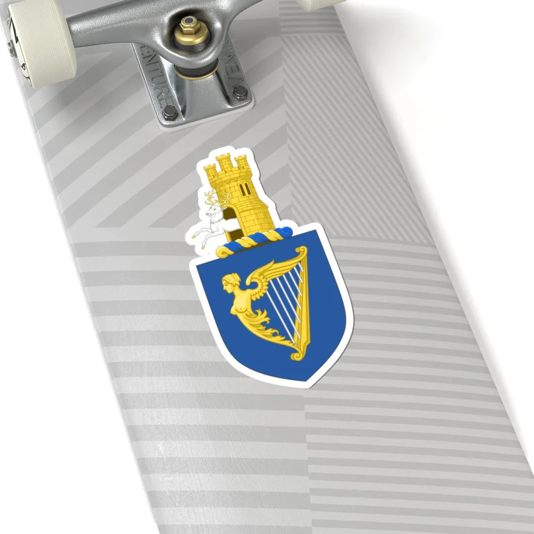 Royal arms of Ireland - STICKER Vinyl Kiss-Cut Decal - The Sticker Space