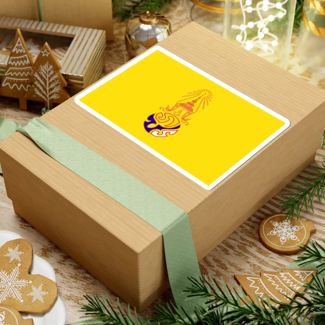 Royal Flag of King Rama IX (Thailand) STICKER Vinyl Kiss-Cut Decal - The Sticker Space