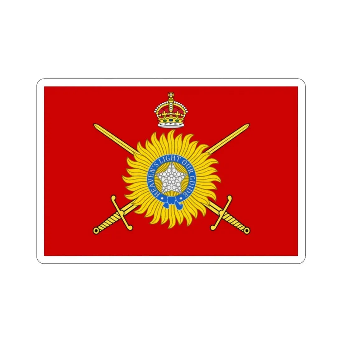 Royal Indian Army Flag (India) STICKER Vinyl Die-Cut Decal - The Sticker Space