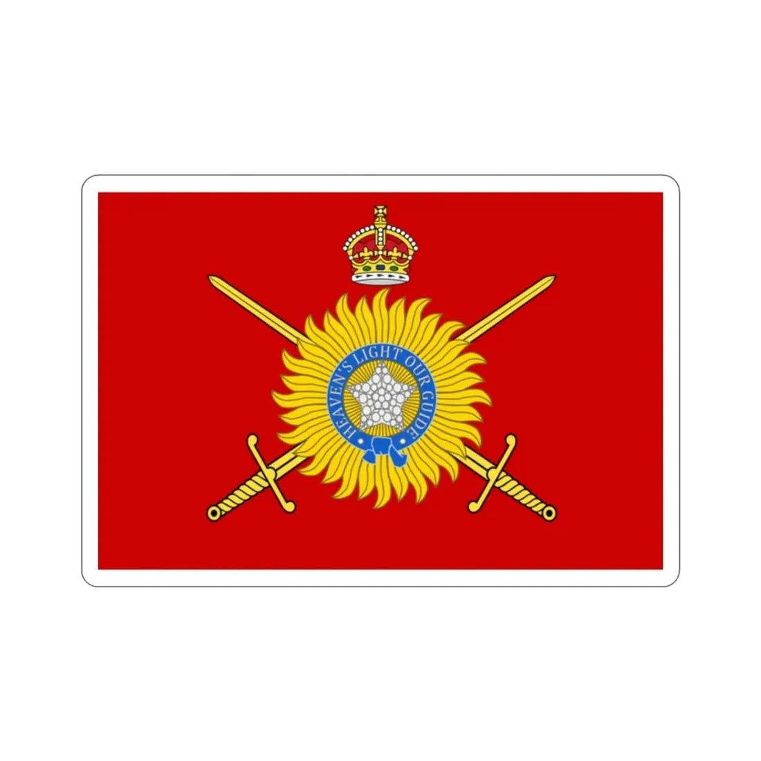 Royal Indian Army Flag (India) STICKER Vinyl Die-Cut Decal - The Sticker Space