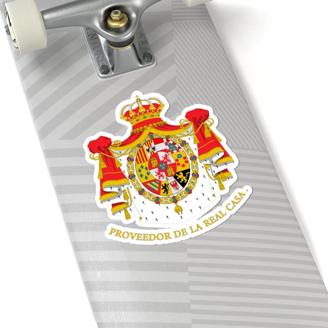 Royal Warrant of Appointment Spain (Spain) (Coat of Arms) STICKER Vinyl Kiss-Cut Decal - The Sticker Space