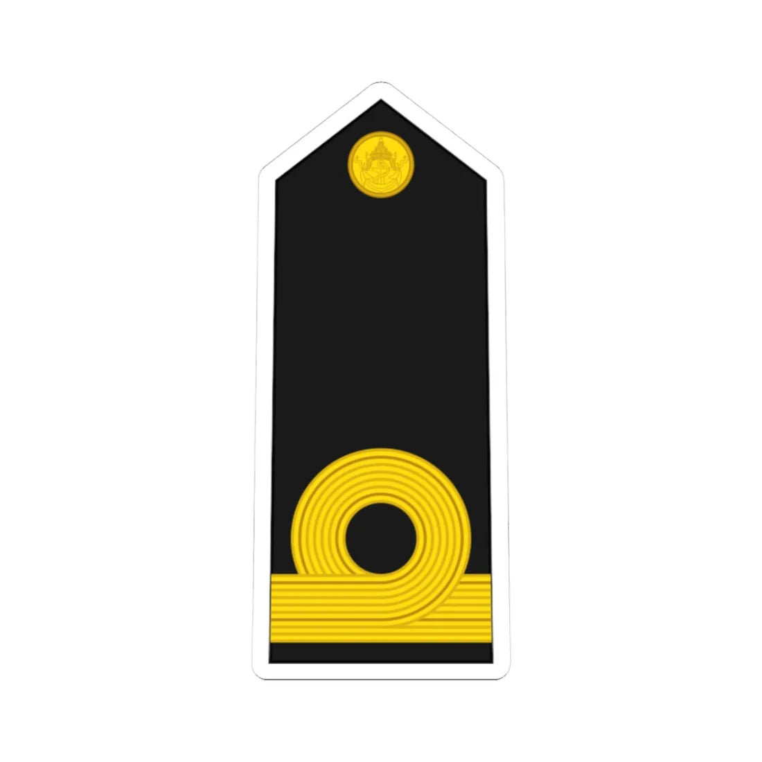 RTN OF 1a Sub Lieutenant (Thailand) (Military Rank) STICKER Vinyl Kiss-Cut Decal - The Sticker Space