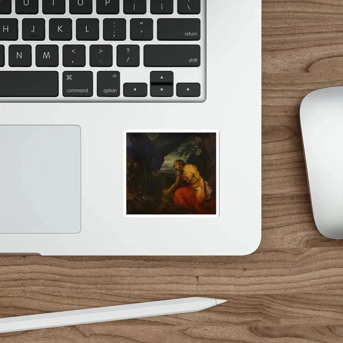 RUBENS, Peter Paul - St. Jerome (Artwork) STICKER Vinyl Die-Cut Decal - The Sticker Space