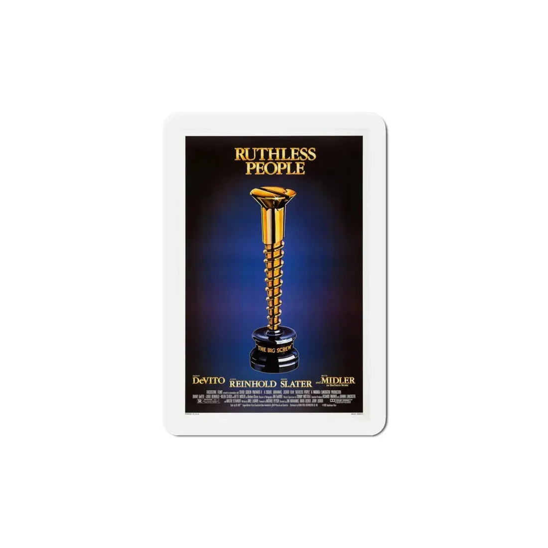 Ruthless People 1986 Movie Poster Refrigerator Magnet - The Sticker Space