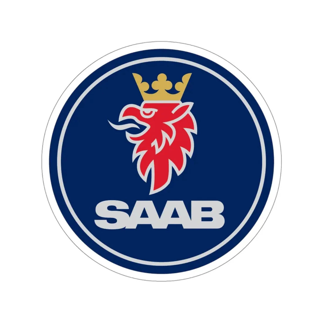 Saab Car Logo STICKER Vinyl Die-Cut Decal - The Sticker Space