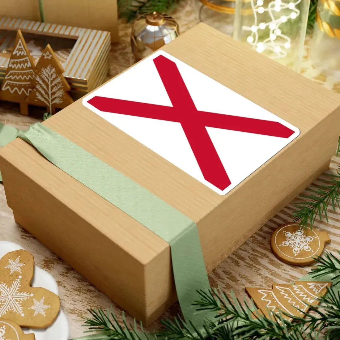 Saint Patricks Saltire (Ireland) STICKER Vinyl Kiss-Cut Decal - The Sticker Space