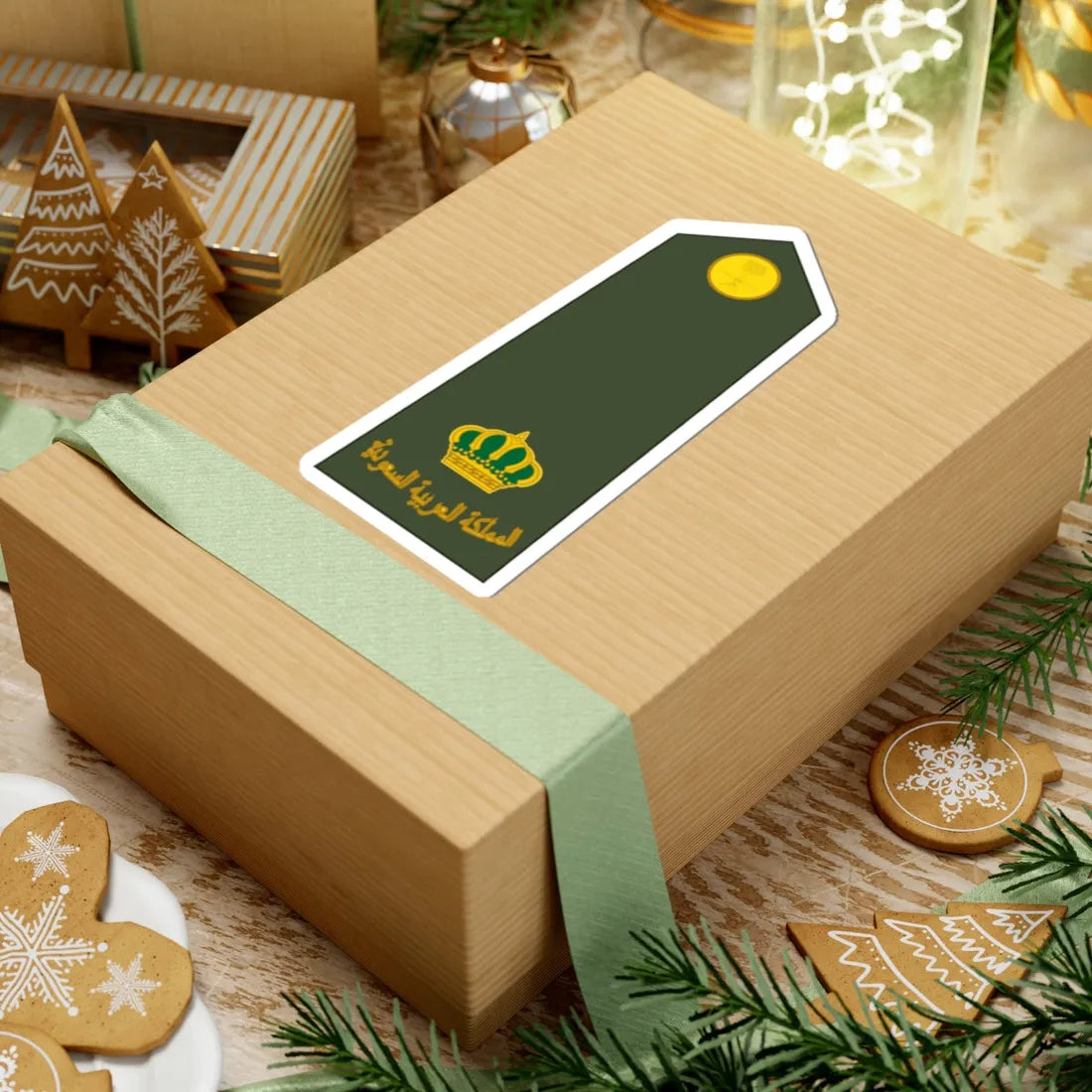 Saudi Arabia Army OF 3 (Saudi Arabia) (Military Rank) STICKER Vinyl Kiss-Cut Decal - The Sticker Space