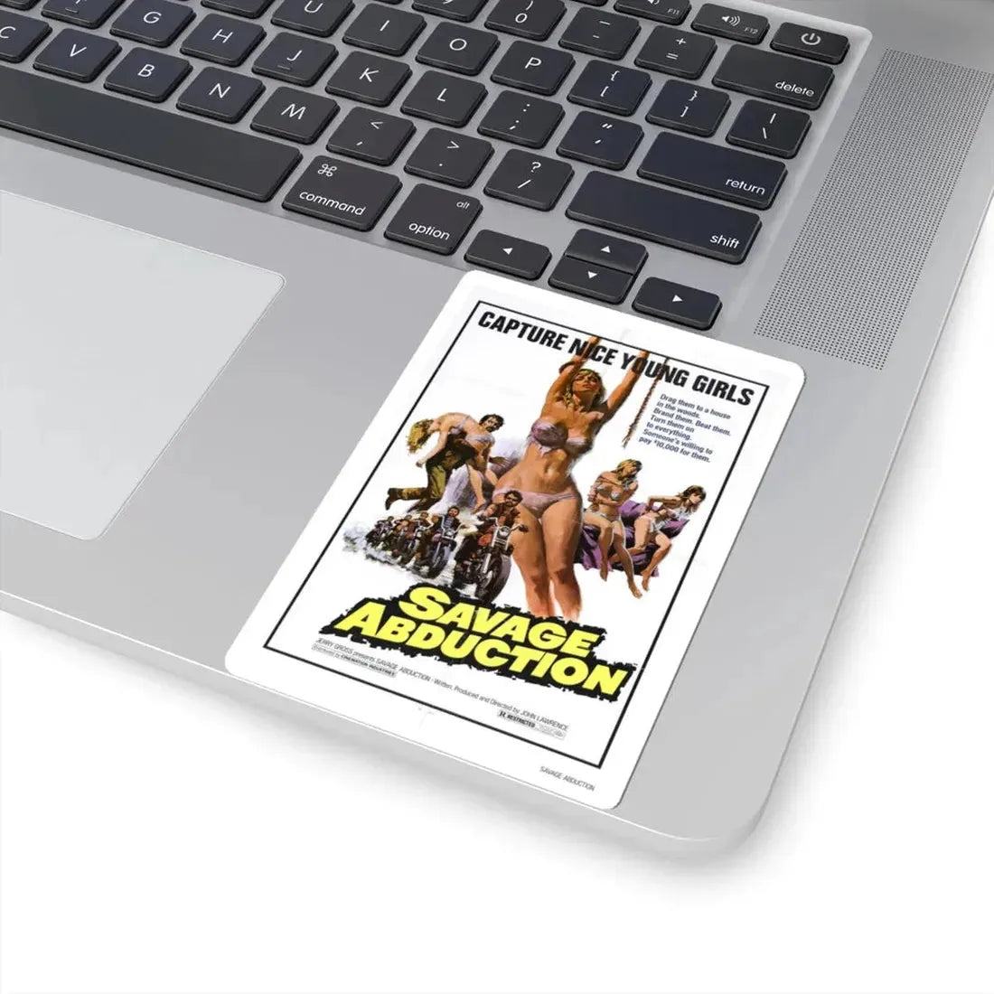 Savage Abduction 1973 Movie Poster - STICKER Vinyl Kiss-Cut Decal - The Sticker Space