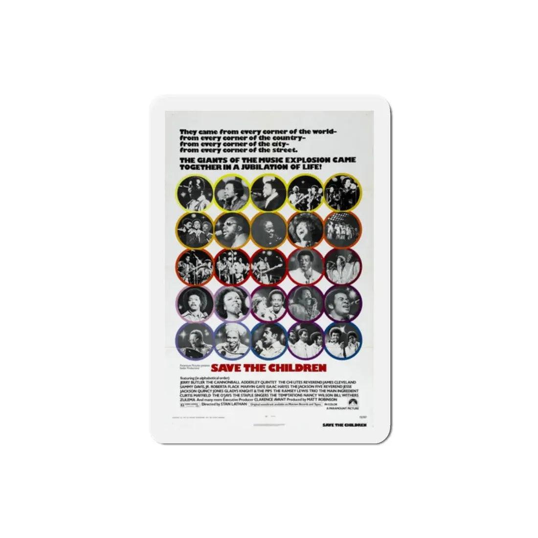 Save the Children 1973 Movie Poster Refrigerator Magnet - The Sticker Space