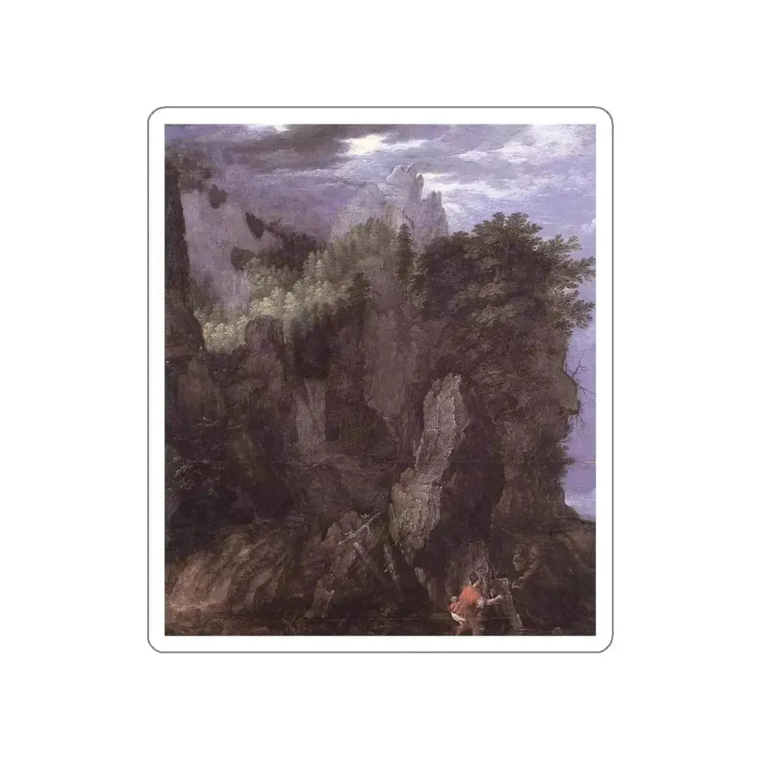 SAVERY, Roelandt - Crab Fishermen (Artwork) STICKER Vinyl Die-Cut Decal - The Sticker Space