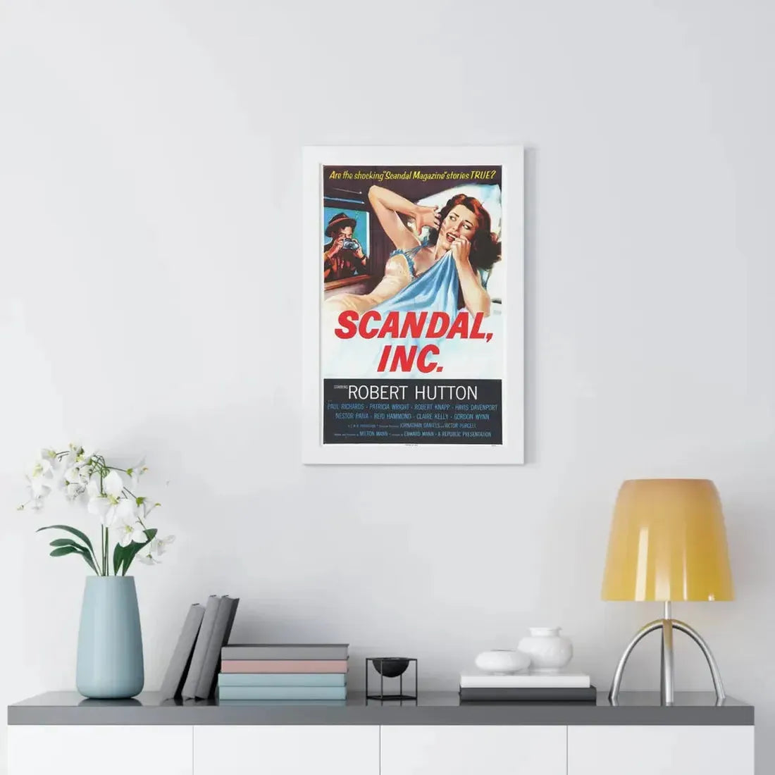 SCANDAL INC 1956 - Framed Movie Poster - The Sticker Space