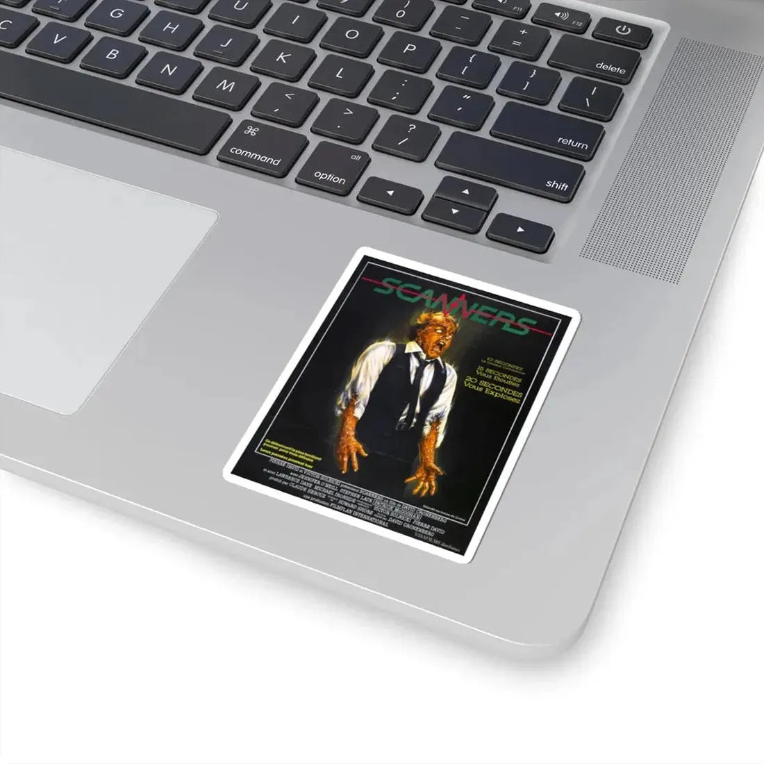 SCANNERS (FRENCH) 1981 Movie Poster - STICKER Vinyl Kiss-Cut Decal - The Sticker Space