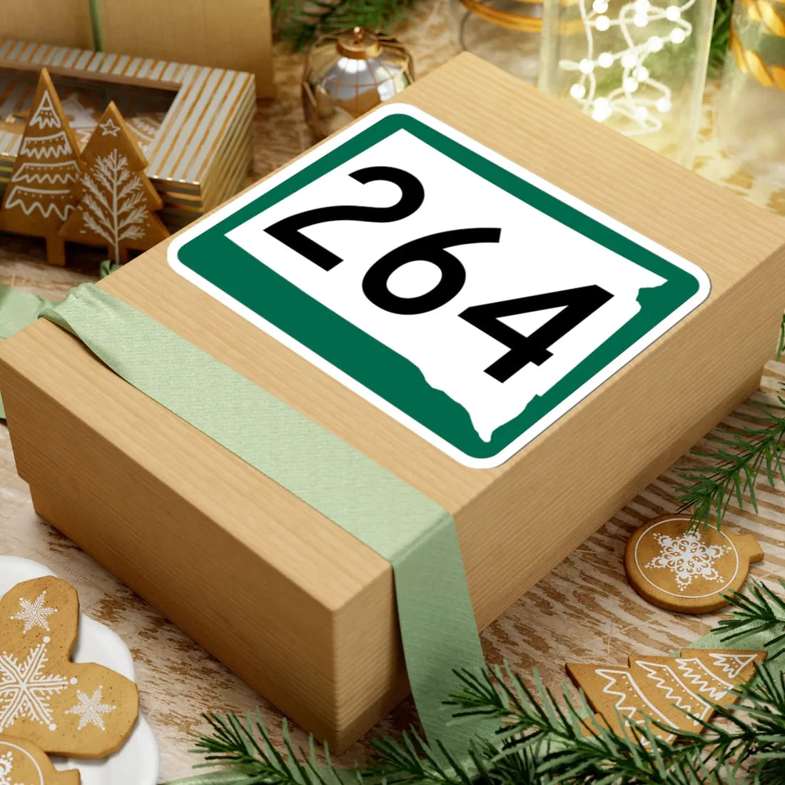 SD 264 (South Dakota) (Road Sign) STICKER Vinyl Kiss-Cut Decal - The Sticker Space